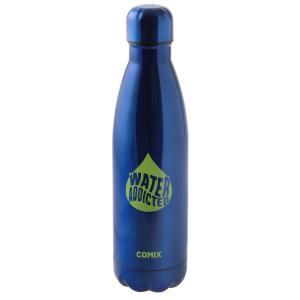 BORRACCIA BOTTIGLIA TERMICA COMIX ALL OVER BLU 500 ML
