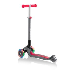 GLOBBER MONOPATTINO 3 RUOTE PIEGHEVOLE CON LUCI GRIGIO