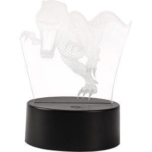 LAMPADA LED 3D GIGANTOSAURUS CON BASE TOUCH E TELECOMANDO