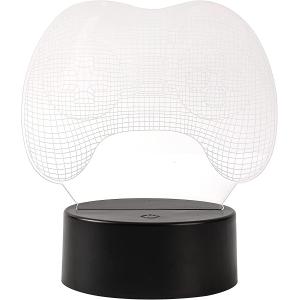 LAMPADA LED 3D LETS PLAY CON BASE TOUCH E TELECOMANDO