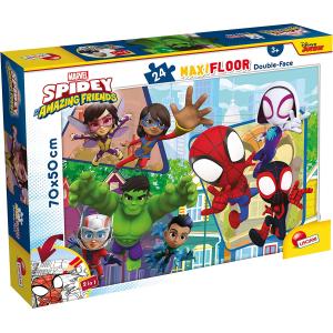 MARVEL PUZZLE DF 2 IN 1 MAXI FLOOR 24 SPIDEY
