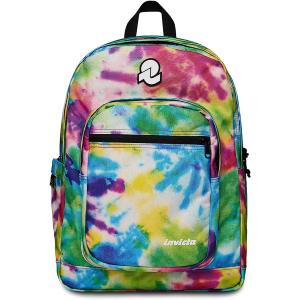 ZAINO JELEK FANTASY INVICTA GRS DOPPIO SCOMPARTO TASCA PORTA PC TIE DYE RAINBOW