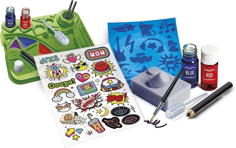 SCIENZA E GIOCO - TATTOO ART POP STYLE KIT CREA TATUAGGI