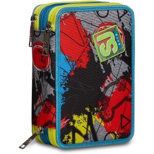 ASTUCCIO 3 ZIP SJ GANG GLITZLED BOY