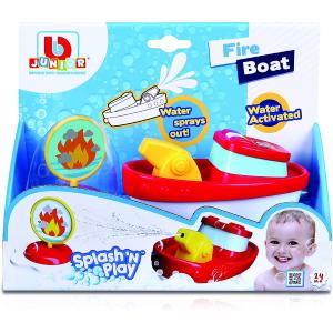 BBURAGO JUNIOR SPLASH N'PLAY FIRE BOAT BARCA SALVATAGGIO