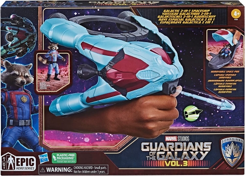 GUARDIANS OF THE GALAXY ROCKET CON VEICOLO NAVICELLA SPAZIALE