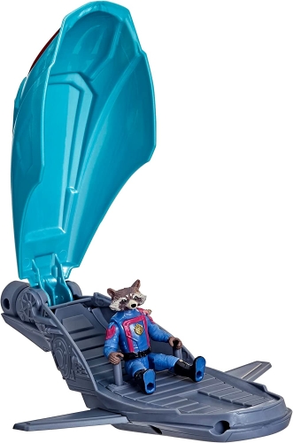 GUARDIANS OF THE GALAXY ROCKET CON VEICOLO NAVICELLA SPAZIALE