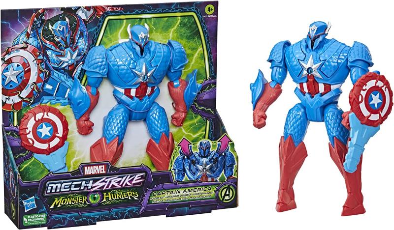 MARVEL MECH STRIKE MONSTER HUNTER CAPITAN AMERICA DELUXE 20 CM 