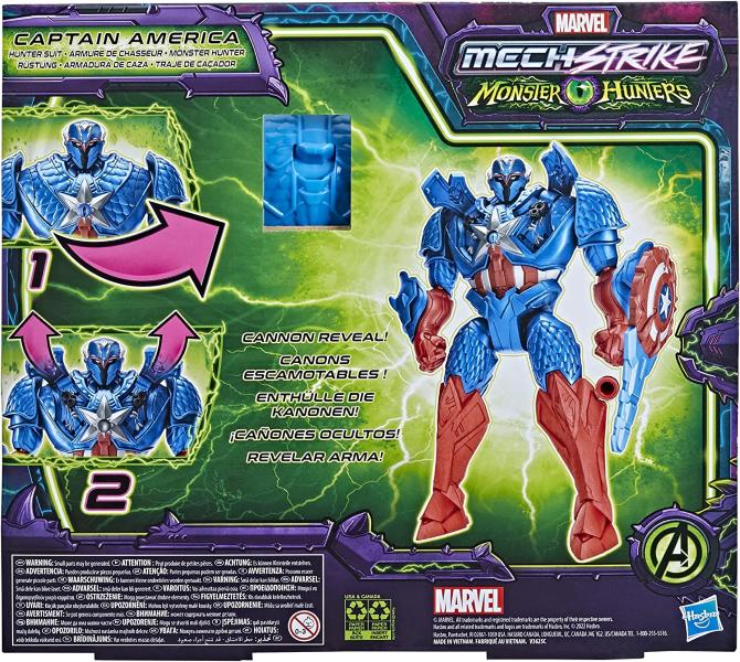 MARVEL MECH STRIKE MONSTER HUNTER CAPITAN AMERICA DELUXE 20 CM 