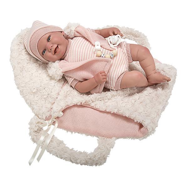 Prodotto GIO POS220062 ARIAS REBORN 45 CM ROSA CON SACCO NANNA 98127 GIOCHERIA