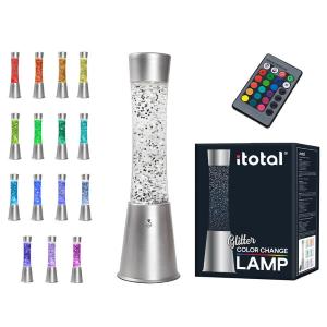 LAMPADA GLITTER CON TELECOMANDO CAMBIA COLORI