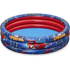 PISCINA 3 ANELLI CM 122X30 SPIDERMAN 