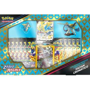 CARTE POKEMON FIGURE COLLECTION CON PERSONAGGIO ZACIAN CROMATICO ZENIT REGALE