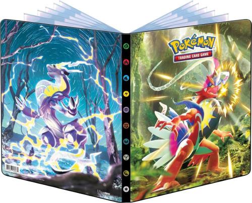 POKEMON ALBUM 14 PAGINE 9 TASCHE SCARLATTO E VIOLETTO