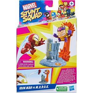 MARVEL STUNT SQUAD - VILLAIN IRON MAN VS M.O.D.O.K