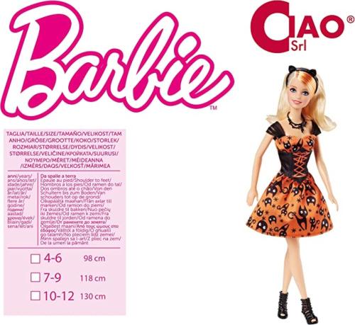 COSTUME BARBIE STREGA FASHION 5/7 11669, travestimento da Barbie per bambina