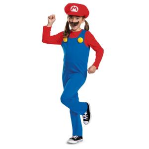 COSTUME SUPER MARIO BASIC MIS. 3-4 ANNI (TUTA CAPPELLO E BAFFI)