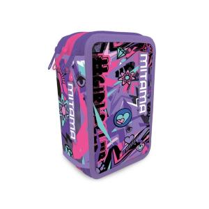 ASTUCCIO 3 ZIP GIRL MIX CUORE MITAMA