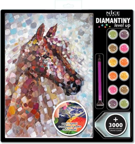 DIAMANTINY LEVEL UP ANIMALS PAINTINGS A4 CAVALLO