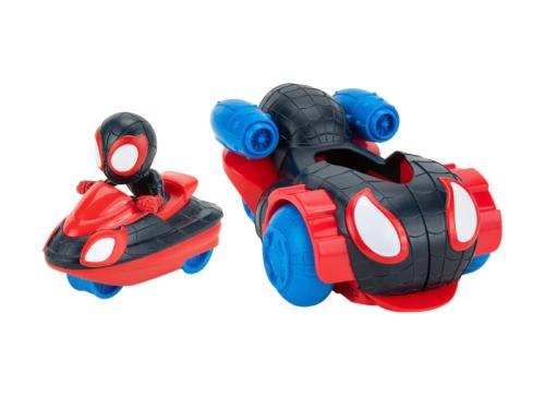 MARVEL SPIDEY AMAZING FRIENDS VEICOLO 2 IN 1 CON PERSONAGGIO - MILES MORALES