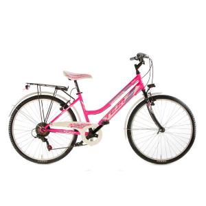 BICICLETTA 24 CITY BIKE TEJA GIRL FAIRY 6V FUCSIA