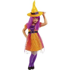 COSTUME STREGA SUPERSTAR ARANCIONE TAGLIA 3-4 ANNI - EXP_6176