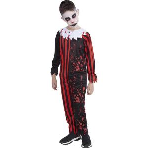 COSTUME PAGLIACCIO RUFFIANO TAGLIA 11-13 ANNI