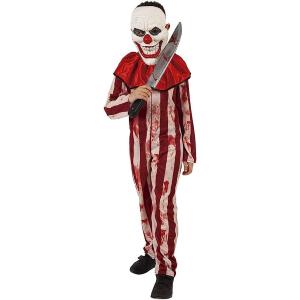 COSTUME CLOWN  SANGUINOSO CON MASCHERA MISURA TWEEN