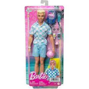BARBIE MOVIE BEACH KEN CON ACCESSORI DA SPIAGGIA IL FILM