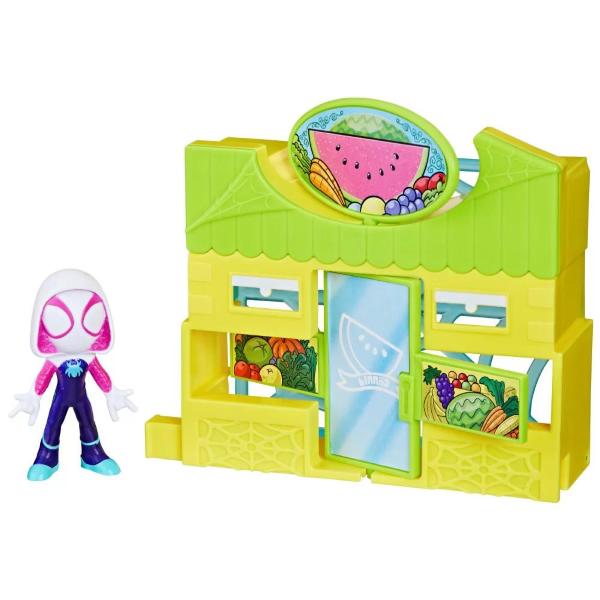 SPIDEY AMAZING FRIENDS CITY BLOCKS SUPERMERCATO