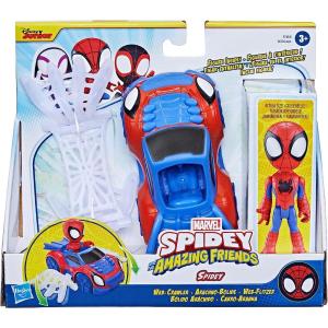 SPIDEY AMAZING FRIENDS WEB CRAWLER VEICOLO SPIDEY CON ACCESSORIO