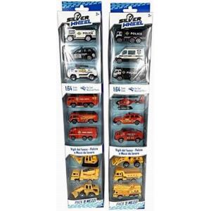 SILVER WHEEL - PACK 9 MEZZI ASS. SCALA 1:64