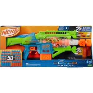 NERF ELITE 2.0 DOUBLE PUNCH DOPPIO CARICATORE MOTORIZZATO