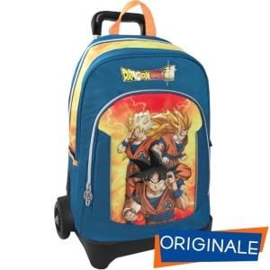 ZAINO ORGANIZZATO TROLLEY STACCABILE NEW DRAGONBALL
