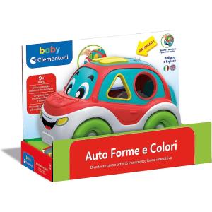 AUTO 3 IN 1 CINQUINO FORME E COLORI MACCHININA TRAINABILE PARLANTE INCASTRA FORME