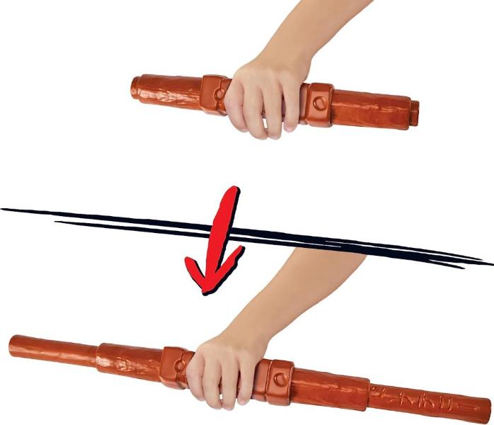 TURTLES TARTARUGHE NINJA ROLE PLAY SET ARMI DI DONATELLO