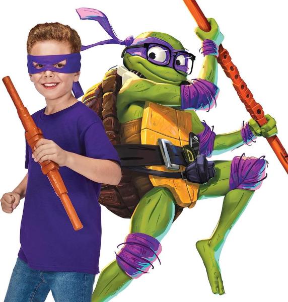 TURTLES TARTARUGHE NINJA ROLE PLAY SET ARMI DI DONATELLO