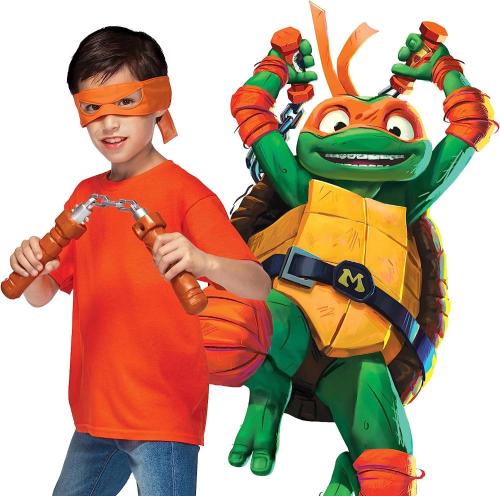 Prodotto: GPZ-TU806000.MICHELANGELO - TURTLES TARTARUGHE NINJA ROLE PLAY  SET ARMI DI MICHELANGELO - GIOCHI PREZIOSI