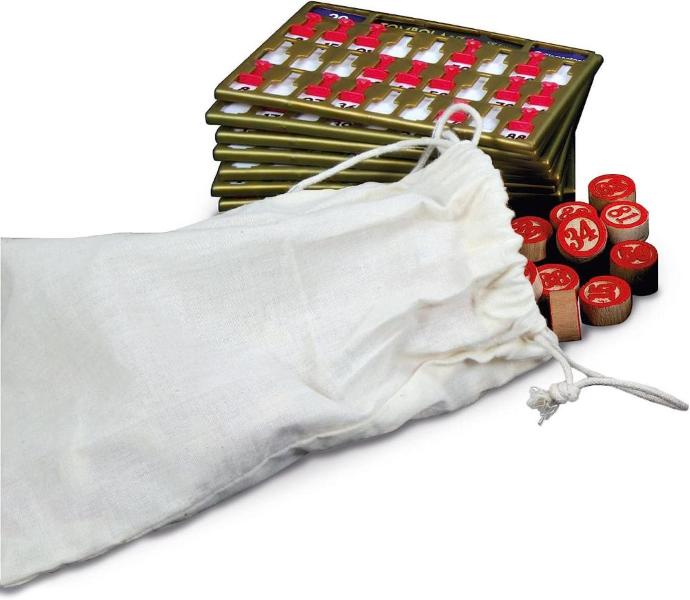 TOMBOLA DELUXE 36 CARTELLE GIOCO DA TAVOLO