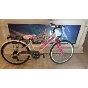 BICICLETTA 24 CITY BIKE TEJA GIRL FAIRY 6V BIANCO