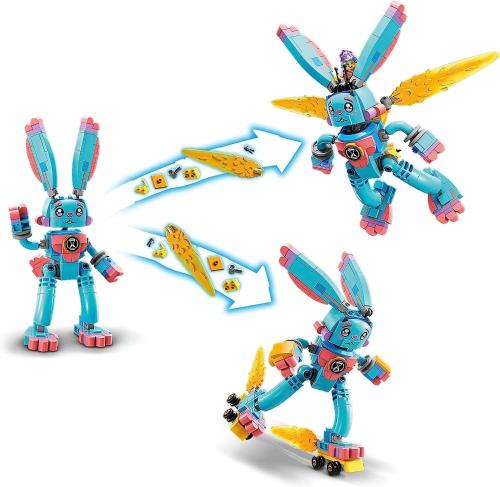 LEGO DREAMZzz IZZY E IL CONIGLIO BUNCHU CON PATTINI