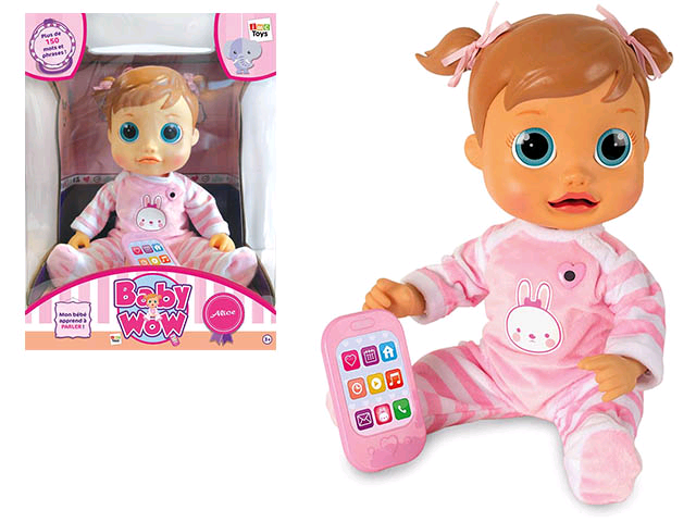 Prodotto: 95212N - BABY WOW TEA BAMBOLA bebè interattivo TV - IMC TOYS