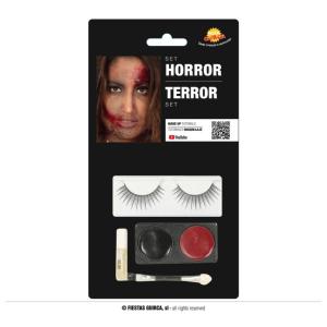 SET TRUCCO OCCHI NERO/ROSSO