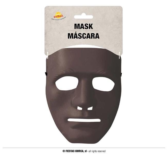 MASCHERA NERA PVC