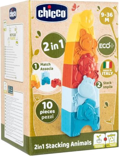 CHICCO LA TORRE DEGLI ANIMALI ECO+ 2 IN 1