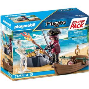 PLAYMOBIL STARTER PACK PIRATA CON BARCA A REMI