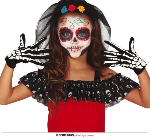 GUANTI SCHELETRO BAMBINI