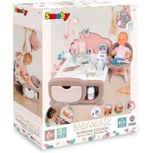 BABY NURSE COCOON NURSERY PER BAMBOLE CON FUNZIONI ELETTRONICHE, FASCIATOIO, CULLA, SEGGIOLONE