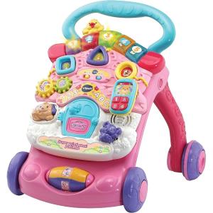 VTECH BABY SUPER PRIMI PASSI PARLANTE 2 IN 1 ROSA 25 ATTIVITA' INTERATTIVE