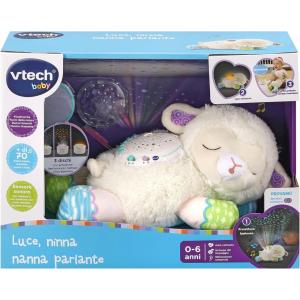 VTECH BABY LUCE NINNA NANNA PARLANTE 3 IN 1 PELUCHE PECORELLA MUSICALE CON LUCE NOTTURNA